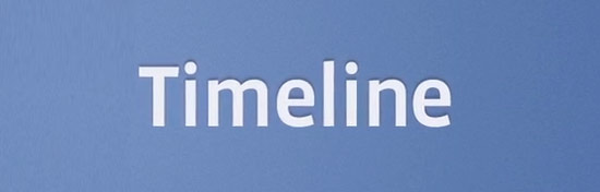"Timeline" The story of your life