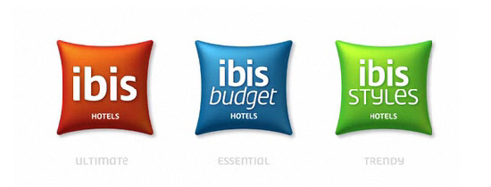 Nouvelle identité graphique pour les hôtels Ibis