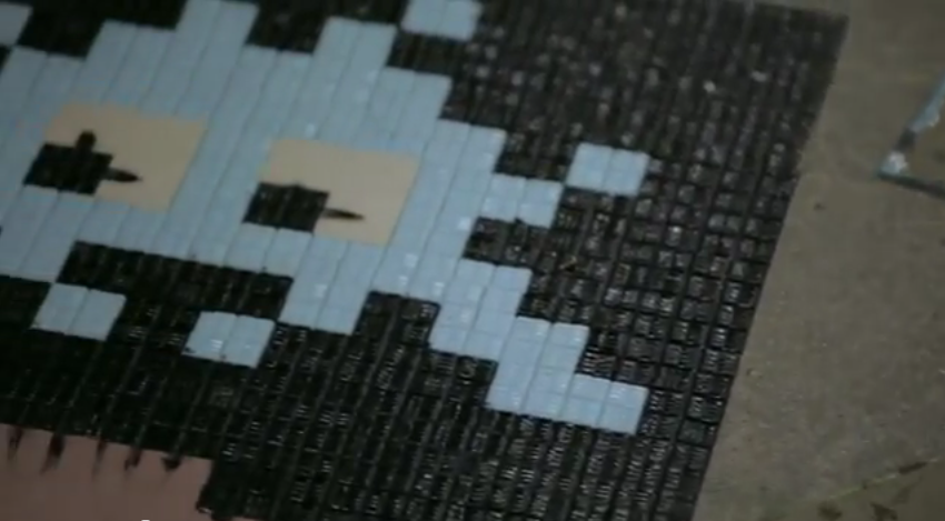 space-invader-paris-night-video