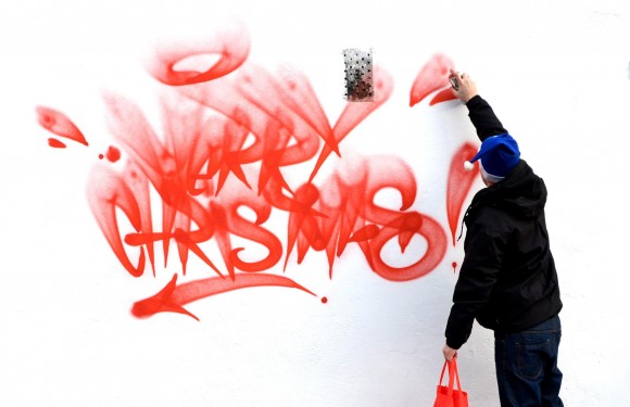 Merry Christmas Graffiti - Ket124