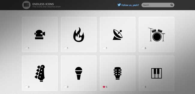 Des icônes gratuites a télécharger au format PNG