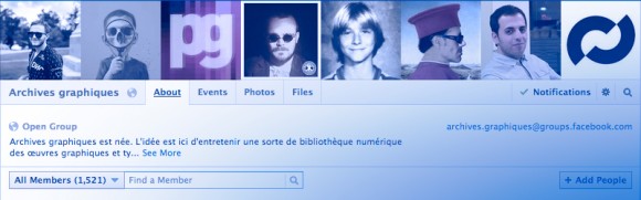 Groupe Archives Graphiques Facebook