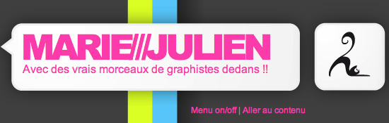 Marie Julien - Avec des vrais morceaux de graphistes dedans !!