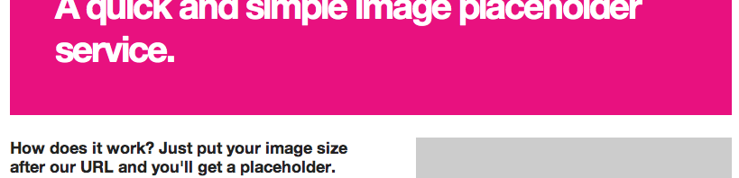 Inserer facilement des images d'exemple sur son site.