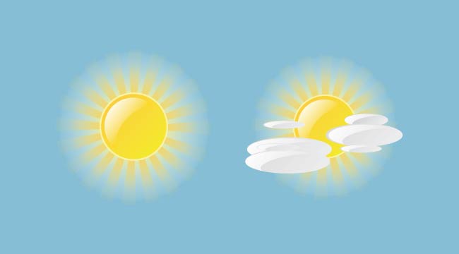 Vector Weather icons Free Download Preview