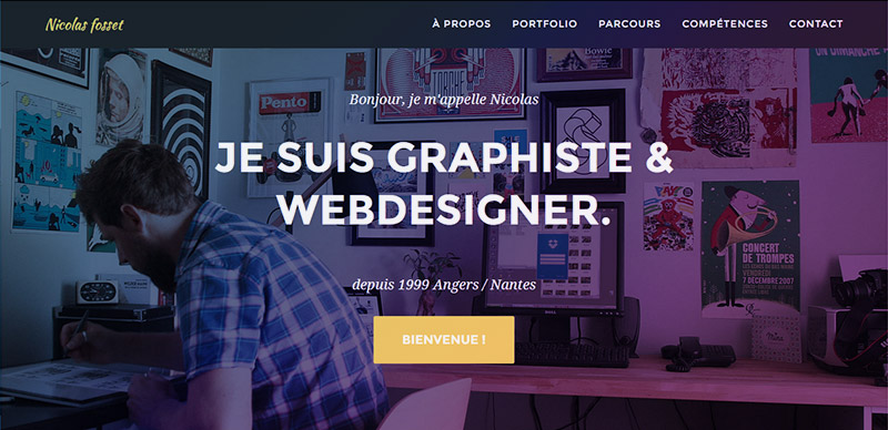 Nicolas Fosset, Webdesigner à Nantes